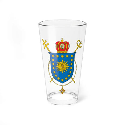 Coat of arms of Ternopil-Zboriv UGCC (Ukraine) (Coat of Arms) Pint Glass 16oz 16oz - Go Mug Yourself