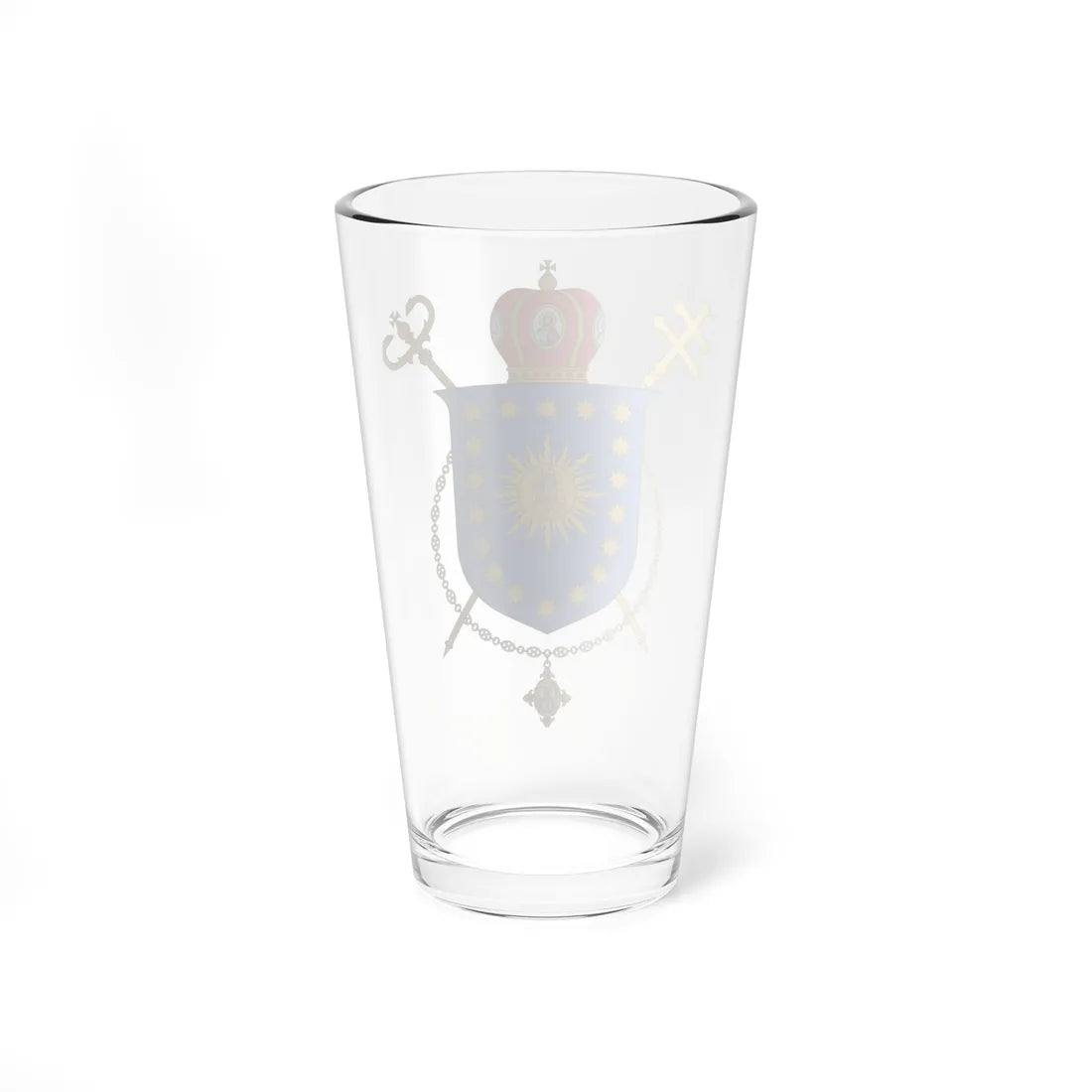 Coat of arms of Ternopil-Zboriv UGCC (Ukraine) (Coat of Arms) Pint Glass 16oz - Go Mug Yourself