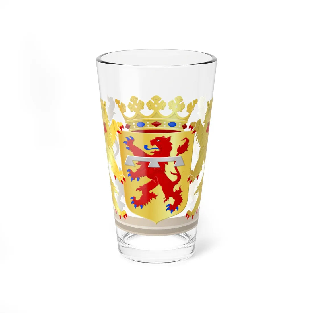 Coat of arms of Teylingen (Netherlands) (Coat of Arms) Pint Glass 16oz 16oz - Go Mug Yourself