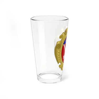 Coat of arms of th Bonaparte family in San Miniato Scala (Italy) (Coat of Arms) Pint Glass 16oz - Go Mug Yourself