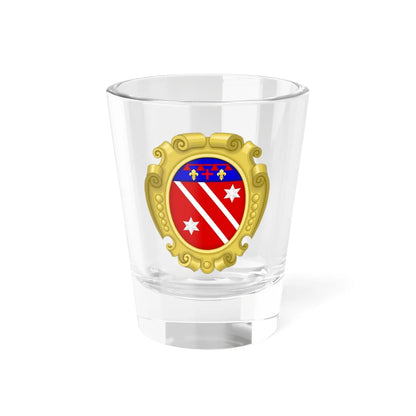 Coat of arms of th Bonaparte family in San Miniato Scala (Italy) (Coat of Arms) Shot Glass 1.5oz 1.5oz - Go Mug Yourself