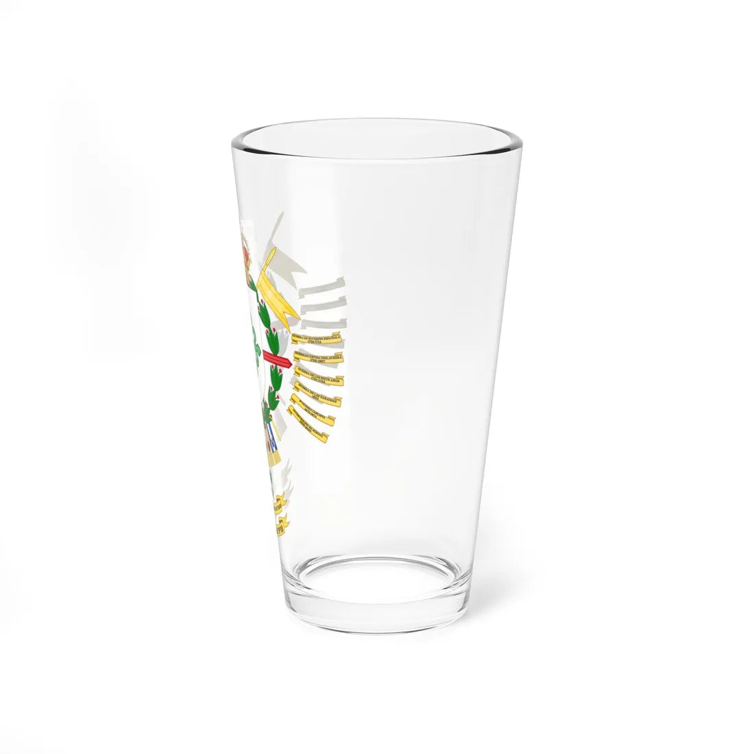 Coat of Arms of the 10th Armored Cavalry Regiment Alcántara (Spain) (Coat of Arms) Pint Glass 16oz - Go Mug Yourself