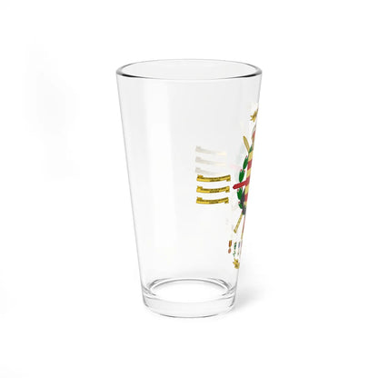 Coat of Arms of the 10th Armored Regiment Córdoba 2015 (Spain) (Coat of Arms) Pint Glass 16oz - Go Mug Yourself