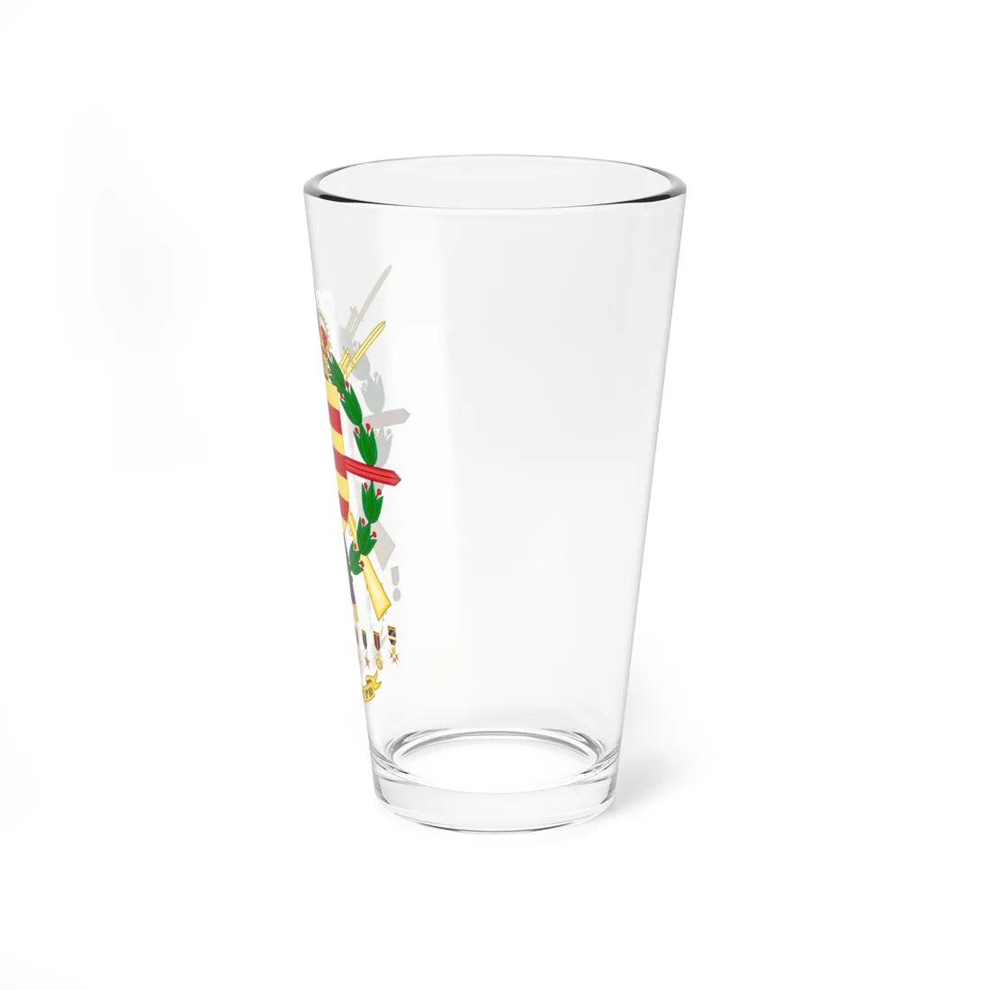 Coat of Arms of the 10th Armoured Infantry Regiment Córdoba (Spain) (Coat of Arms) Pint Glass 16oz - Go Mug Yourself