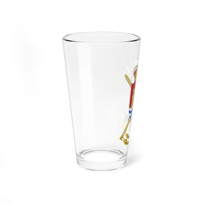 Coat of Arms of the 10th Brigade Guzmán el Bueno Polyvalent Brigade (Spain) (Coat of Arms) Pint Glass 16oz - Go Mug Yourself