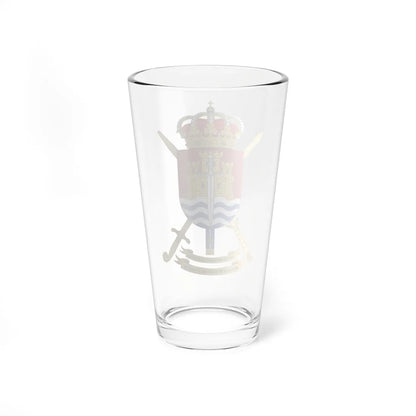 Coat of Arms of the 10th Brigade Guzmán el Bueno Polyvalent Brigade (Spain) (Coat of Arms) Pint Glass 16oz - Go Mug Yourself