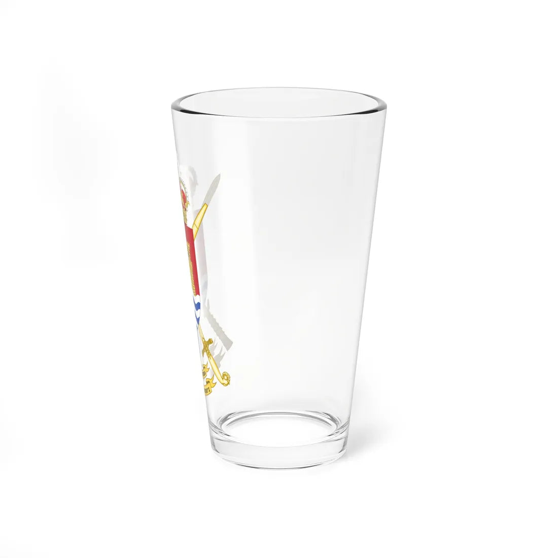 Coat of Arms of the 10th Brigade Guzmán el Bueno Polyvalent Brigade (Spain) (Coat of Arms) Pint Glass 16oz - Go Mug Yourself