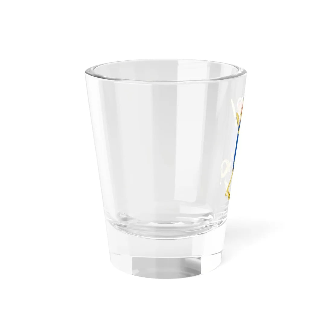 Coat of Arms of the 11th Brigade Extremadura Headquarters Battalion (Spain) (Coat of Arms) Shot Glass 1.5oz - Go Mug Yourself