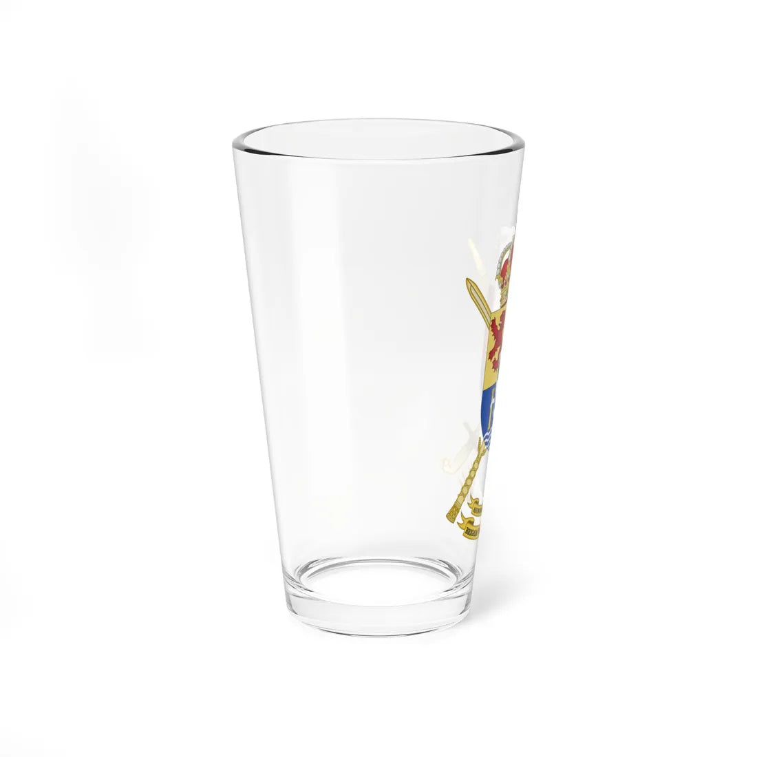 Coat of Arms of the 11th Brigade Extremadura Polyvalent Brigade (Spain) (Coat of Arms) Pint Glass 16oz - Go Mug Yourself