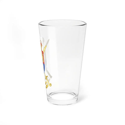Coat of Arms of the 11th Brigade Extremadura Polyvalent Brigade (Spain) (Coat of Arms) Pint Glass 16oz - Go Mug Yourself