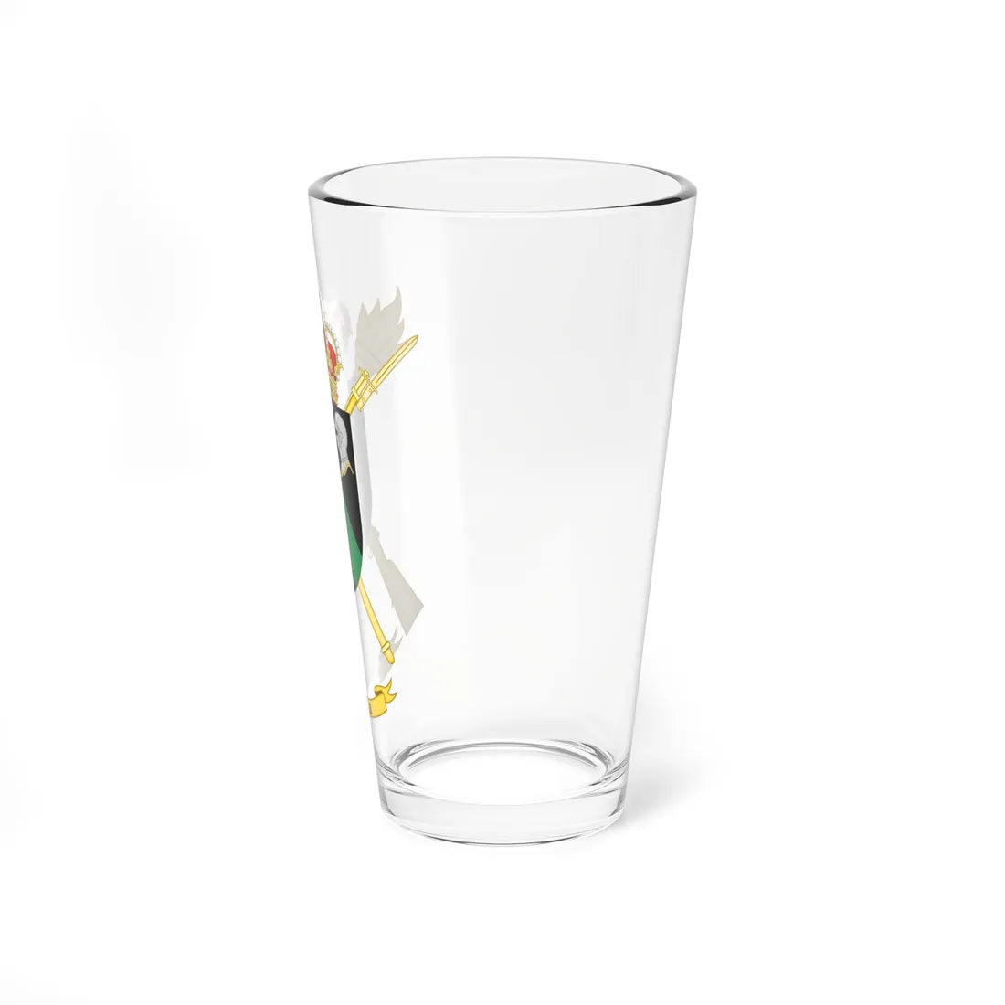 Coat of Arms of the 11th Logistics Support Group (Spain) (Coat of Arms) Pint Glass 16oz - Go Mug Yourself