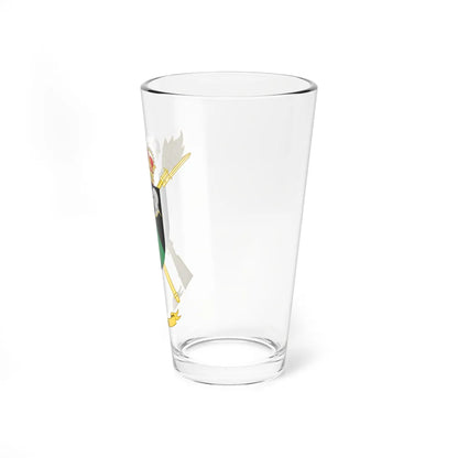 Coat of Arms of the 11th Logistics Support Group (Spain) (Coat of Arms) Pint Glass 16oz - Go Mug Yourself