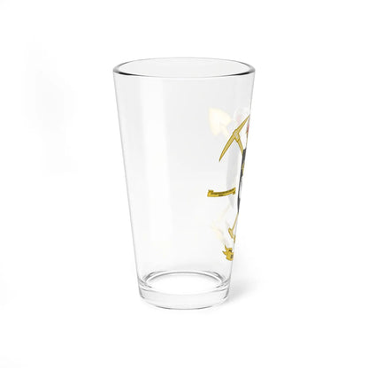 Coat of Arms of the 11th Military Engineering Battalion (Spain) (Coat of Arms) Pint Glass 16oz - Go Mug Yourself