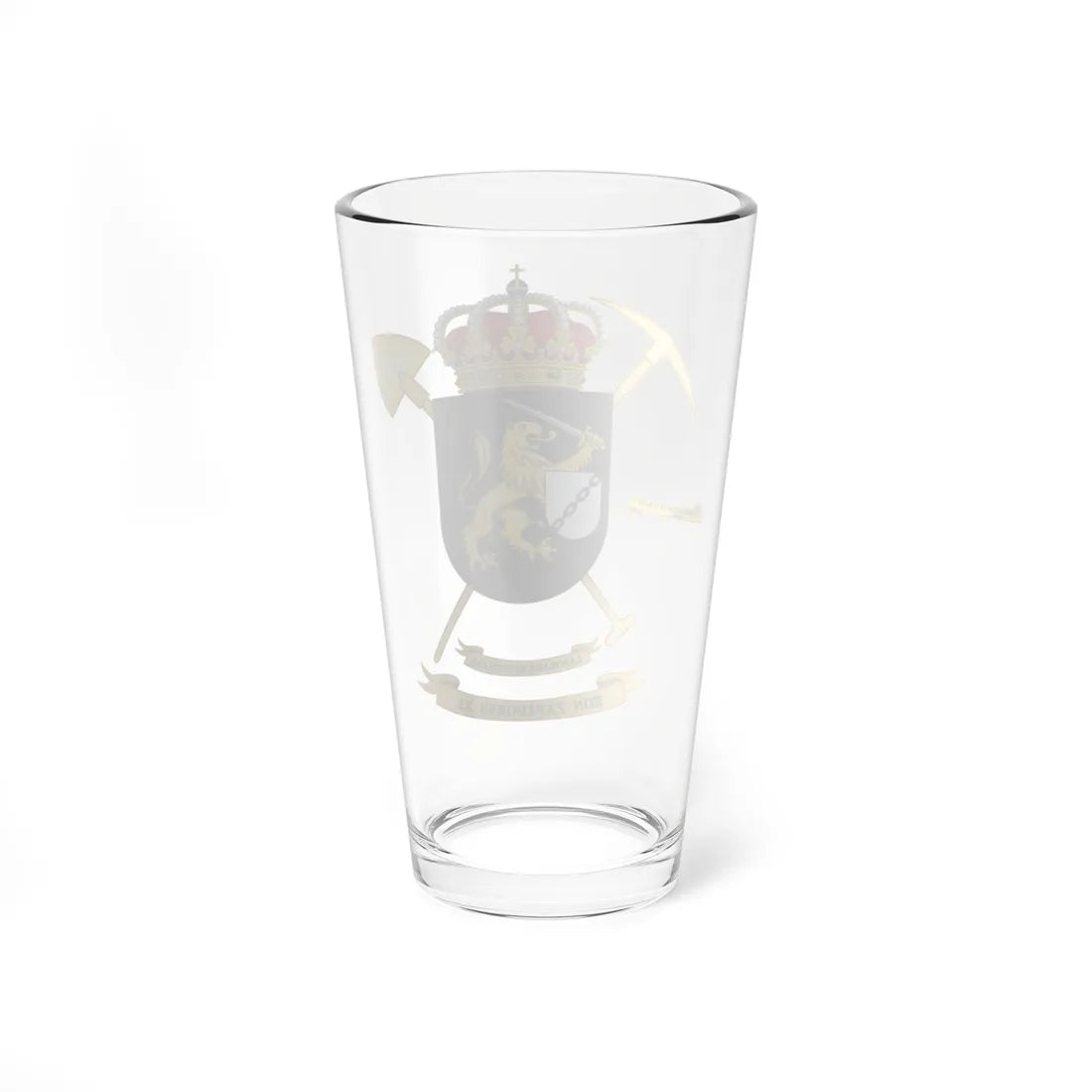 Coat of Arms of the 11th Military Engineering Battalion (Spain) (Coat of Arms) Pint Glass 16oz - Go Mug Yourself
