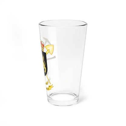 Coat of Arms of the 11th Military Engineering Battalion (Spain) (Coat of Arms) Pint Glass 16oz - Go Mug Yourself