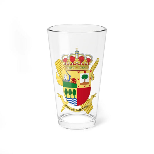Coat of Arms of the 11th Zone of the Guardia Civil - Basque Country (Spain) (Coat of Arms) Pint Glass 16oz 16oz - Go Mug Yourself