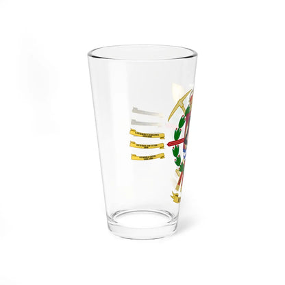 Coat of Arms of the 12th Bridge Engineer Regiment (Spain) (Coat of Arms) Pint Glass 16oz - Go Mug Yourself