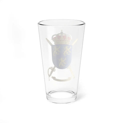 Coat of Arms of the 12th Brigade Guadarrama Headquarters Battalion (Spain) (Coat of Arms) Pint Glass 16oz - Go Mug Yourself