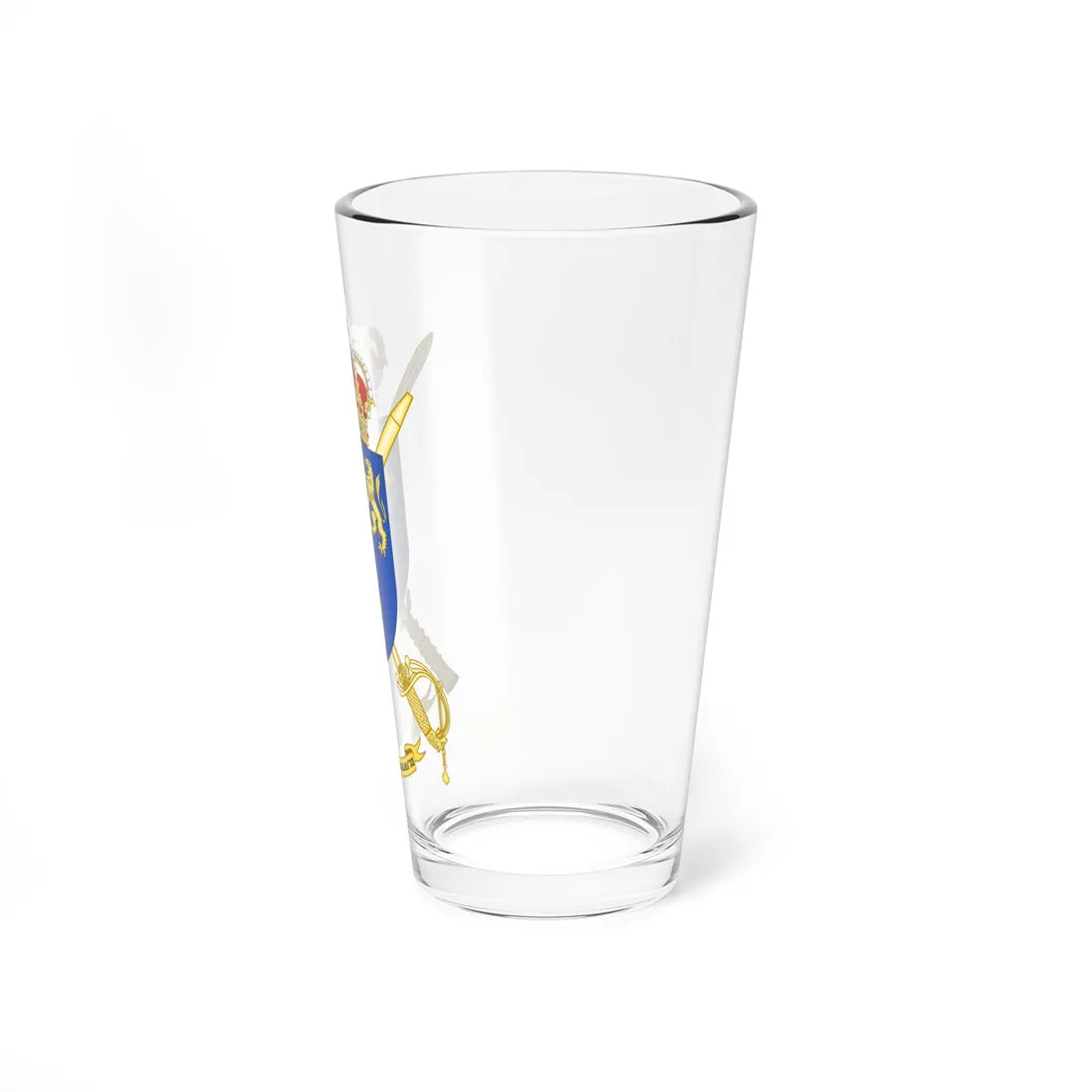 Coat of Arms of the 12th Brigade Guadarrama Headquarters Battalion (Spain) (Coat of Arms) Pint Glass 16oz - Go Mug Yourself