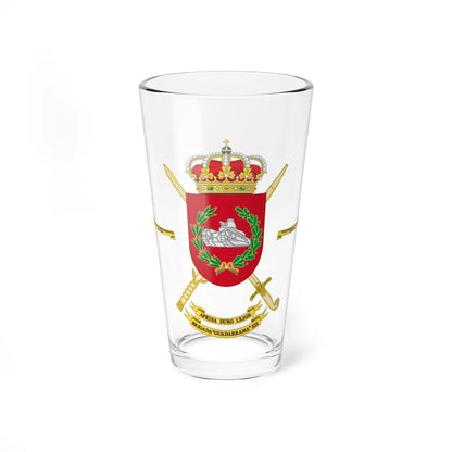 Coat of Arms of the 12th Brigade Guadarrama Polyvalent Brigade (Spain) (Coat of Arms) Pint Glass 16oz 16oz - Go Mug Yourself
