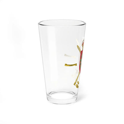 Coat of Arms of the 12th Brigade Guadarrama Polyvalent Brigade (Spain) (Coat of Arms) Pint Glass 16oz - Go Mug Yourself
