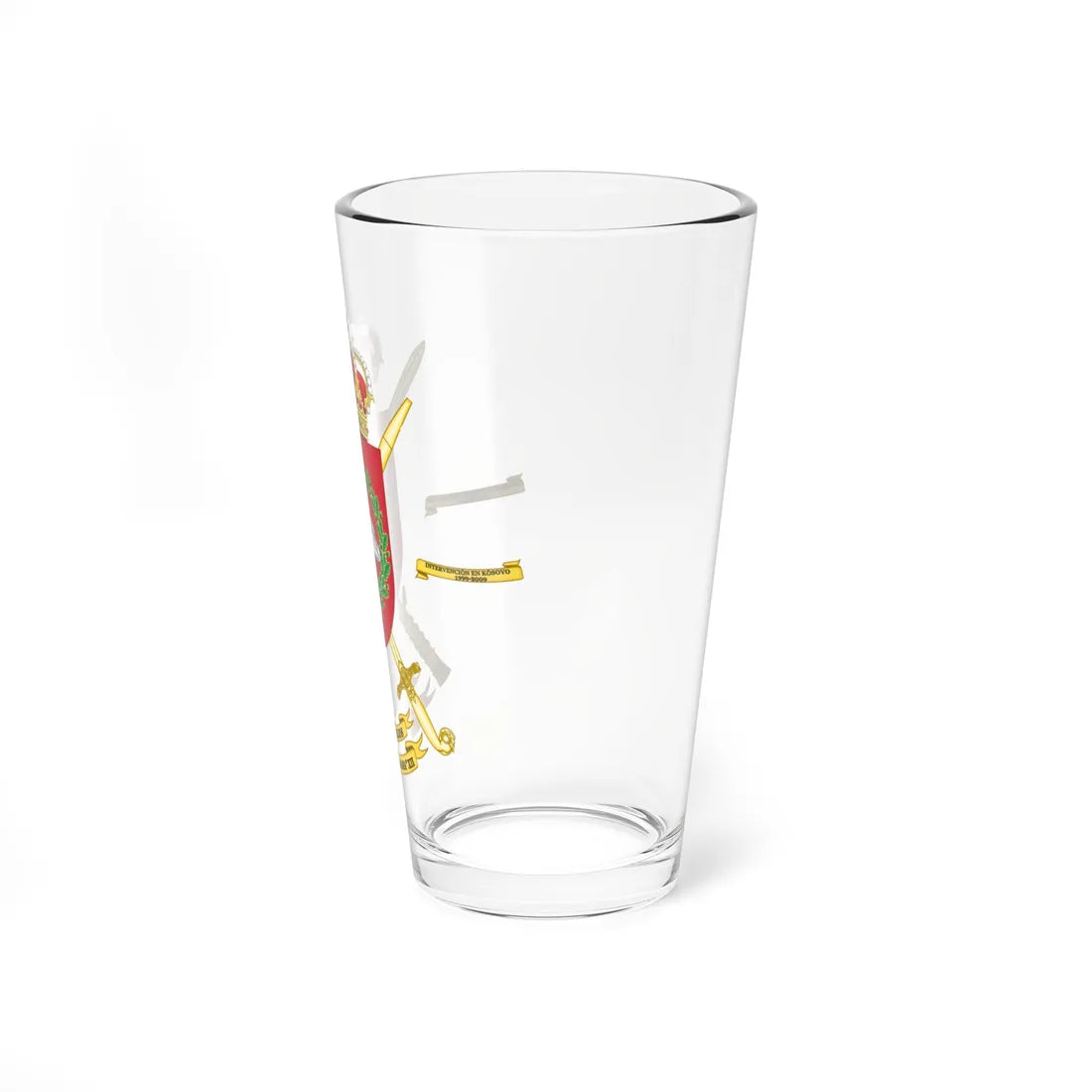 Coat of Arms of the 12th Brigade Guadarrama Polyvalent Brigade (Spain) (Coat of Arms) Pint Glass 16oz - Go Mug Yourself