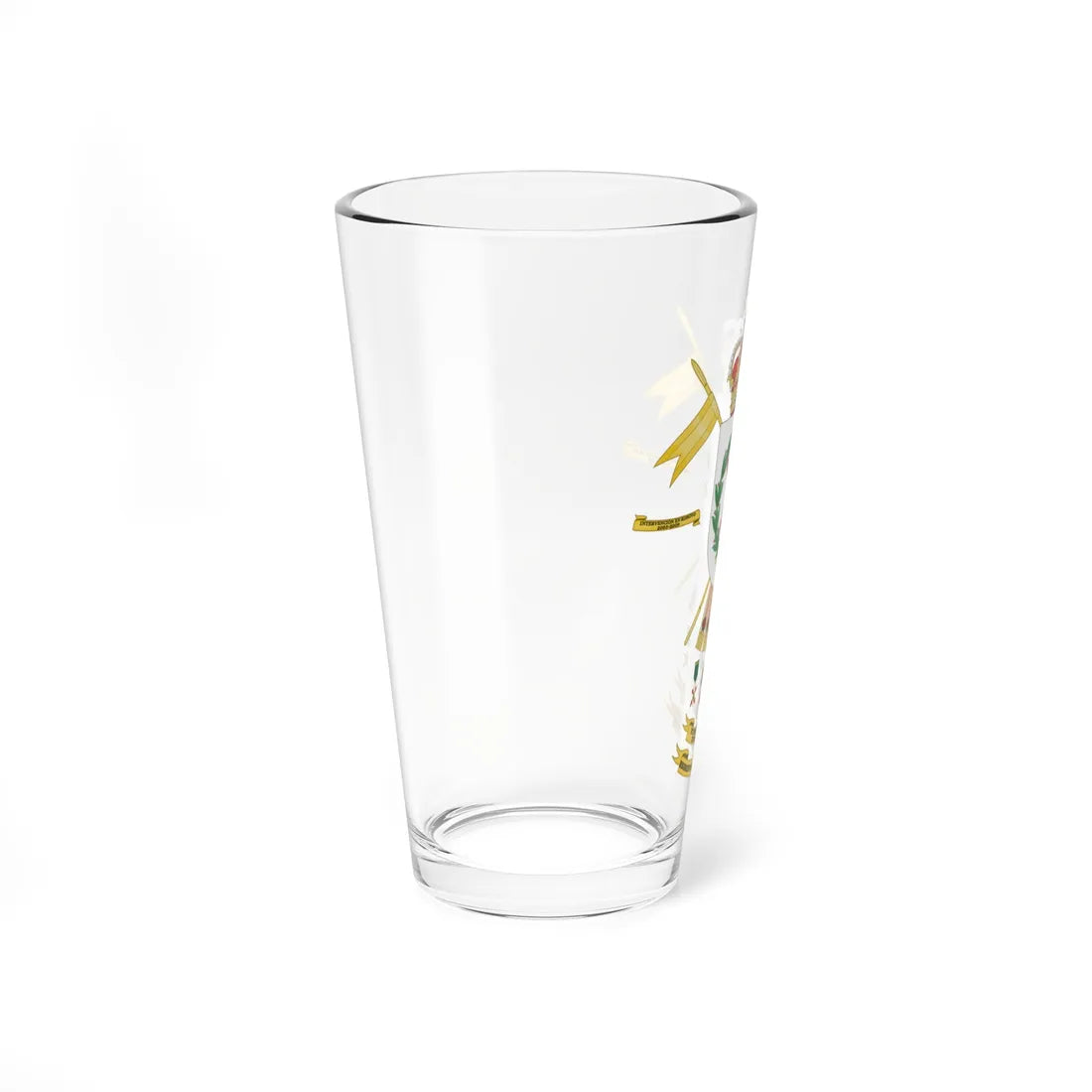 Coat of Arms of the 12th Cavalry Regiment Farnesio (Spain) (Coat of Arms) Pint Glass 16oz - Go Mug Yourself