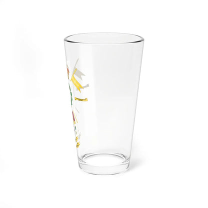 Coat of Arms of the 12th Cavalry Regiment Farnesio (Spain) (Coat of Arms) Pint Glass 16oz - Go Mug Yourself