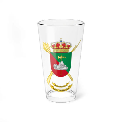 Coat of Arms of the 12th Logistics Group (Spain) (Coat of Arms) Pint Glass 16oz 16oz - Go Mug Yourself