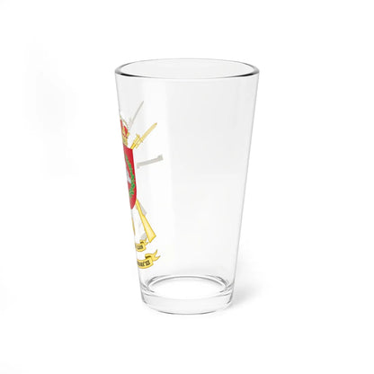 Coat of Arms of the 12th Mechanized Infantry Brigade Guadarrama (Spain) (Coat of Arms) Pint Glass 16oz - Go Mug Yourself