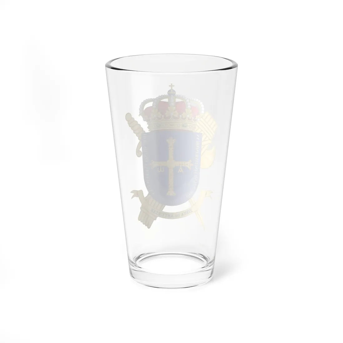 Coat of Arms of the 14th Zone of the Guardia Civil - Asturias (Spain) (Coat of Arms) Pint Glass 16oz - Go Mug Yourself