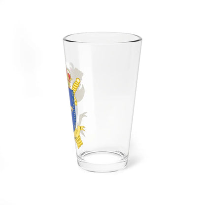 Coat of Arms of the 14th Zone of the Guardia Civil - Asturias (Spain) (Coat of Arms) Pint Glass 16oz - Go Mug Yourself