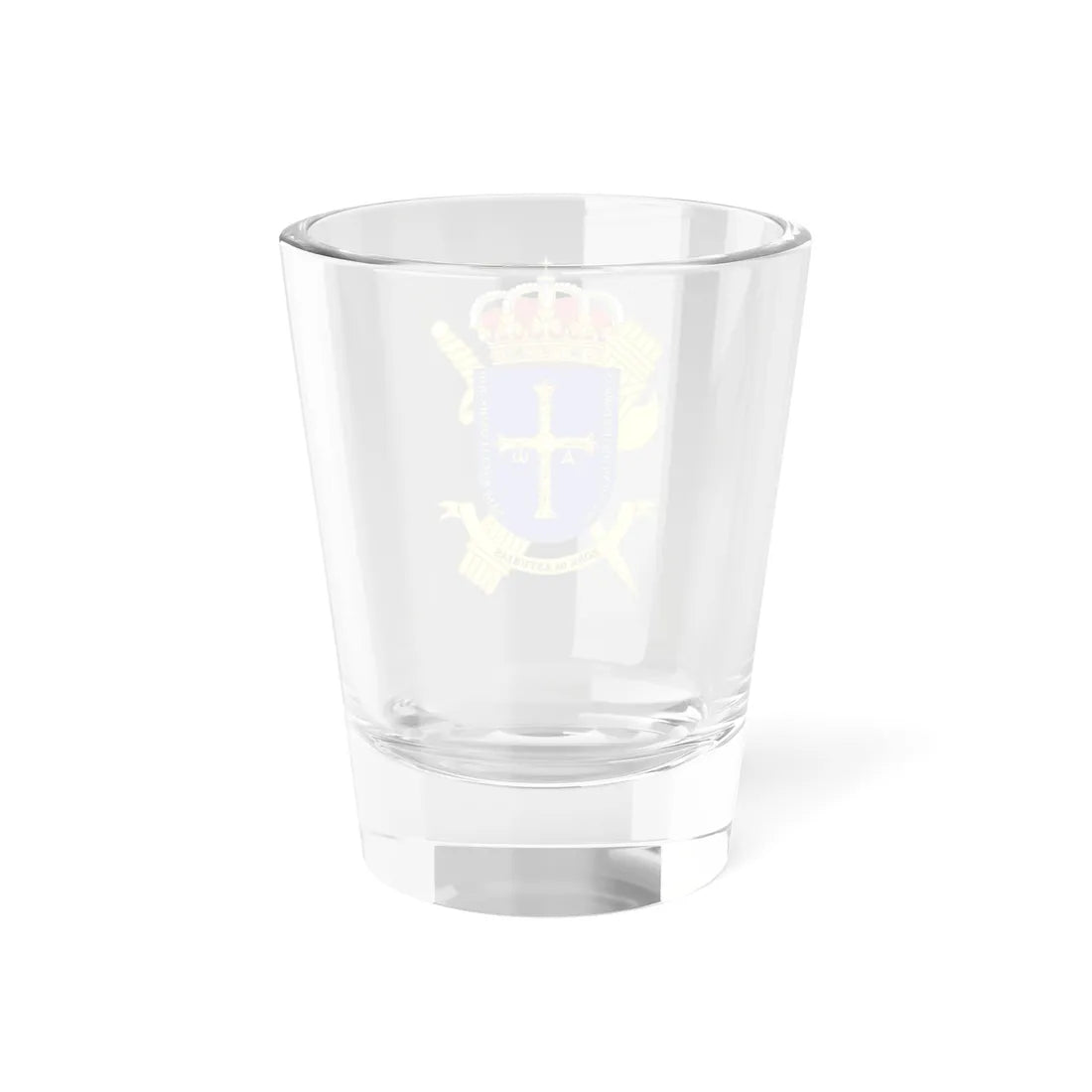 Coat of Arms of the 14th Zone of the Guardia Civil - Asturias (Spain) (Coat of Arms) Shot Glass 1.5oz - Go Mug Yourself