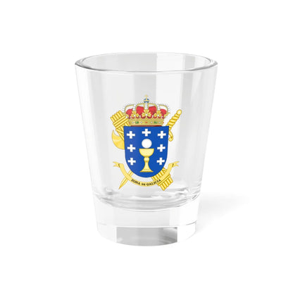Coat of Arms of the 15th Zone of the Guardia Civil - Galicia (Spain) (Coat of Arms) Shot Glass 1.5oz 1.5oz - Go Mug Yourself
