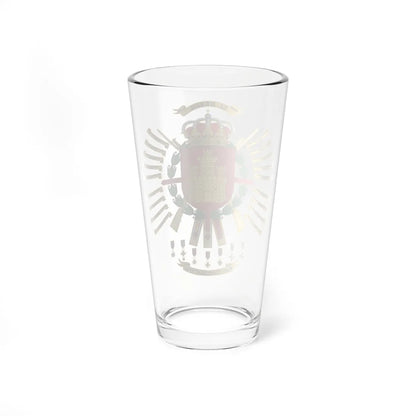 Coat of arms of the 16th Armored Regiment Castilla 2015 (Spain) (Coat of Arms) Pint Glass 16oz - Go Mug Yourself