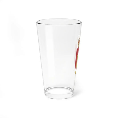 Coat of Arms of the 16th Armored Regiment Castilla Common variant (Spain) (Coat of Arms) Pint Glass 16oz - Go Mug Yourself