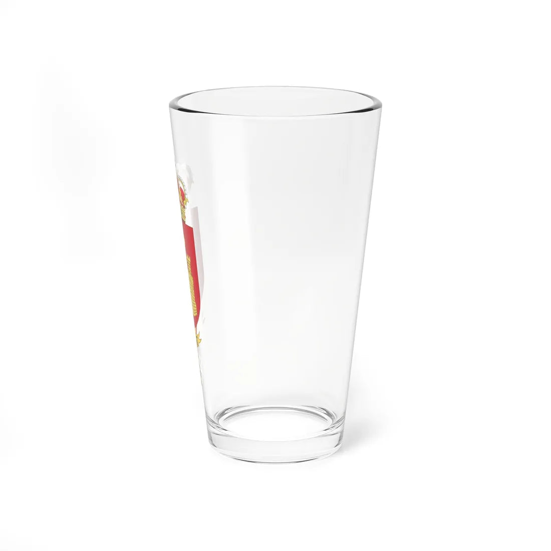 Coat of Arms of the 16th Armored Regiment Castilla Common variant (Spain) (Coat of Arms) Pint Glass 16oz - Go Mug Yourself