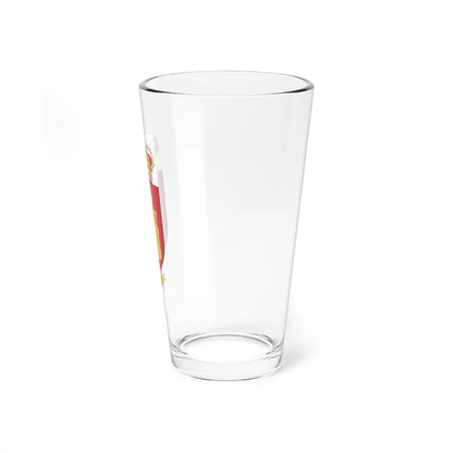 Coat of Arms of the 16th Armored Regiment Castilla Common variant (Spain) (Coat of Arms) Pint Glass 16oz - Go Mug Yourself