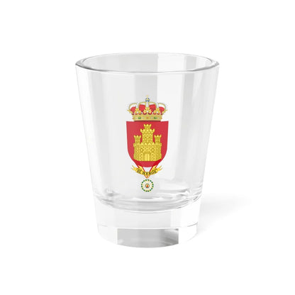 Coat of Arms of the 16th Armored Regiment Castilla Common variant (Spain) (Coat of Arms) Shot Glass 1.5oz 1.5oz - Go Mug Yourself