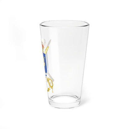Coat of Arms of the 16th Brigade Canarias Headquarters Battalion (Spain) (Coat of Arms) Pint Glass 16oz - Go Mug Yourself
