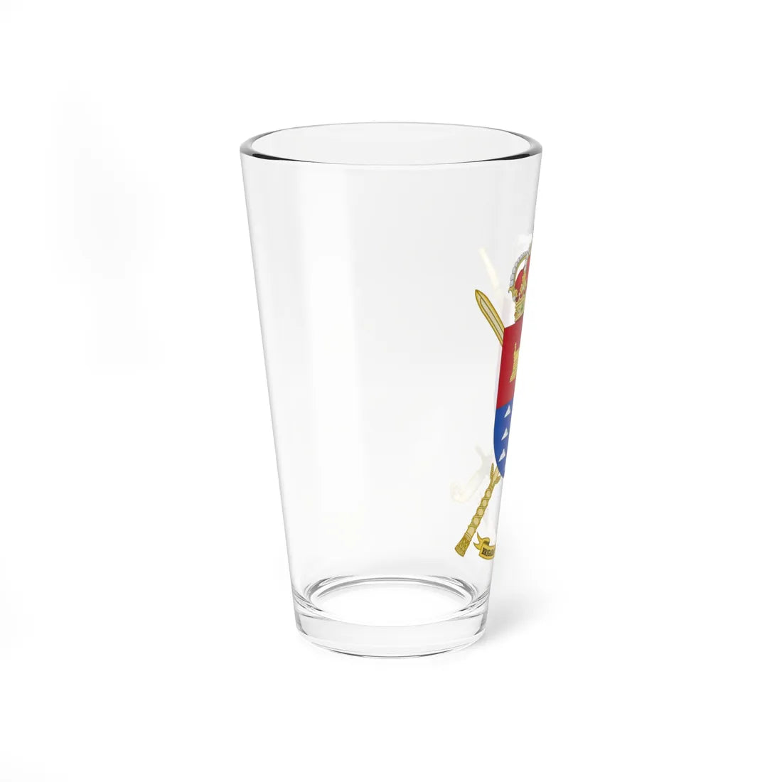 Coat of Arms of the 16th Brigade Canarias Polyvalent Brigade (Spain) (Coat of Arms) Pint Glass 16oz - Go Mug Yourself