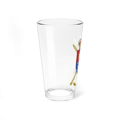 Coat of Arms of the 16th Brigade Canarias Polyvalent Brigade (Spain) (Coat of Arms) Pint Glass 16oz - Go Mug Yourself