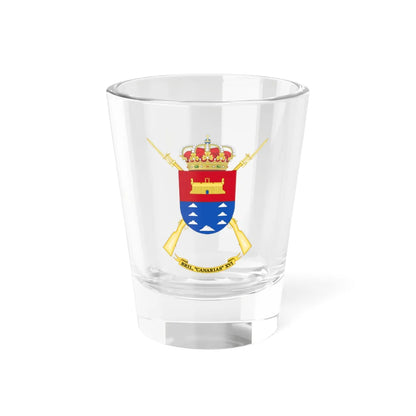 Coat of Arms of the 16th Light Infantry Brigade Canarias (Spain) (Coat of Arms) Shot Glass 1.5oz 1.5oz - Go Mug Yourself