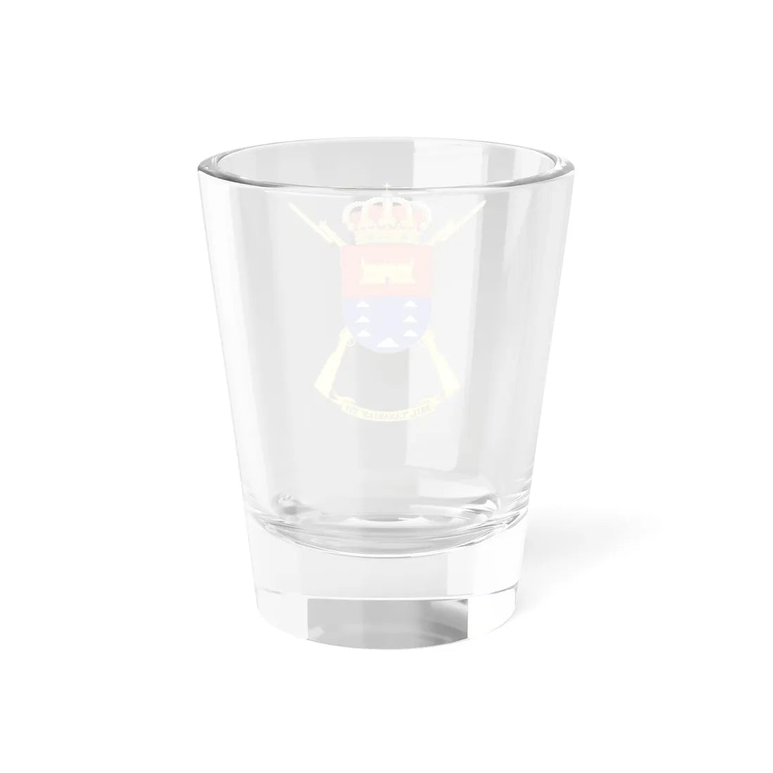 Coat of Arms of the 16th Light Infantry Brigade Canarias (Spain) (Coat of Arms) Shot Glass 1.5oz - Go Mug Yourself
