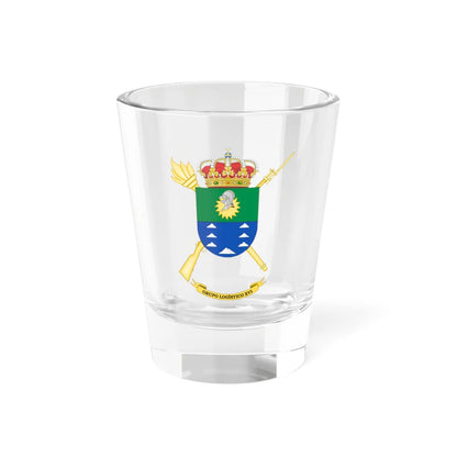 Coat of Arms of the 16th Logistics Group (Spain) (Coat of Arms) Shot Glass 1.5oz 1.5oz - Go Mug Yourself