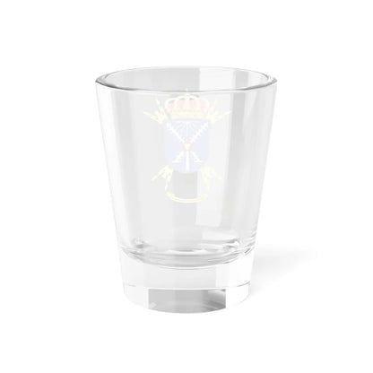 Coat of Arms of the 16th Signals Company (Spain) (Coat of Arms) Shot Glass 1.5oz - Go Mug Yourself