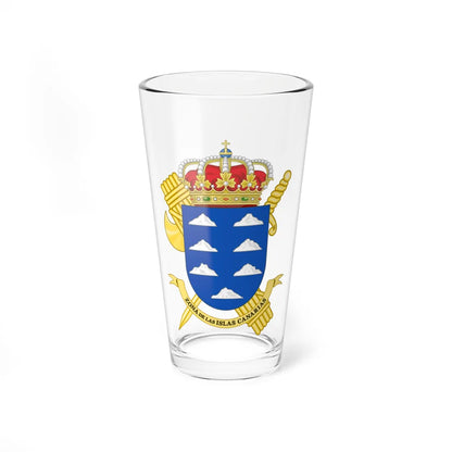 Coat of Arms of the 16th Zone of the Guardia Civil - Canary Islands (Spain) (Coat of Arms) Pint Glass 16oz 16oz - Go Mug Yourself