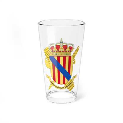 Coat of Arms of the 17th Zone of the Guardia Civil - Baleraric Islands (Spain) (Coat of Arms) Pint Glass 16oz 16oz - Go Mug Yourself