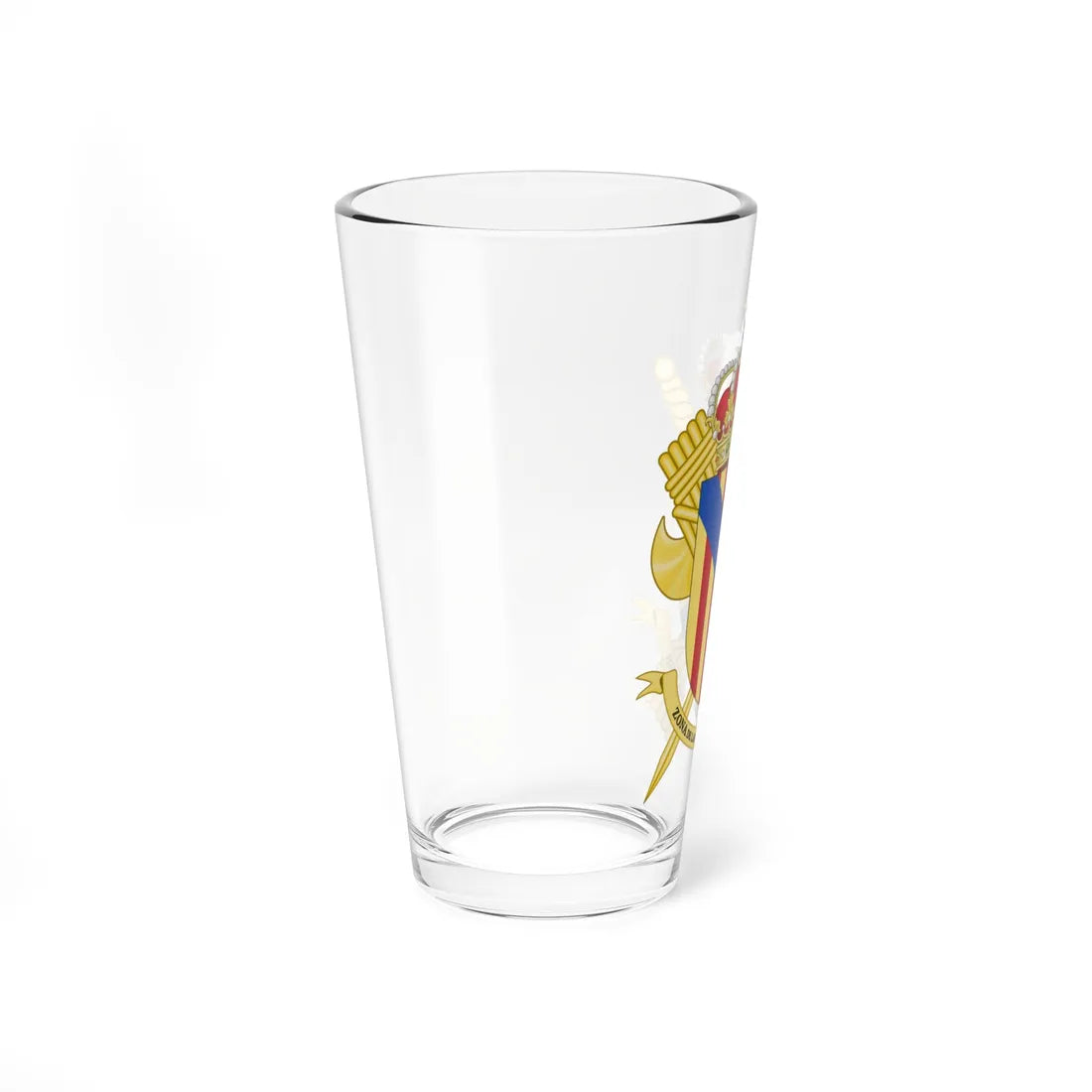 Coat of Arms of the 17th Zone of the Guardia Civil - Baleraric Islands (Spain) (Coat of Arms) Pint Glass 16oz - Go Mug Yourself