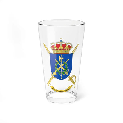 Coat of Arms of the 19th Special Operations Group Maderal Oleaga (Spain) (Coat of Arms) Pint Glass 16oz 16oz - Go Mug Yourself